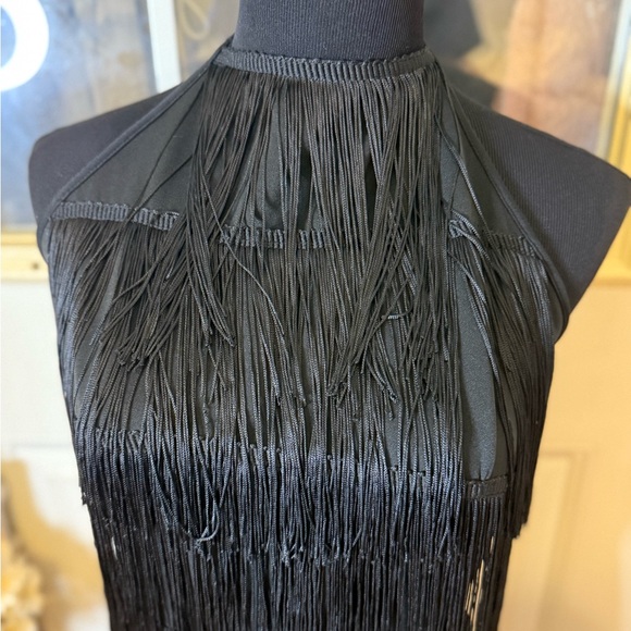 Kristine Black Tassel Romper - Picture 5 of 9